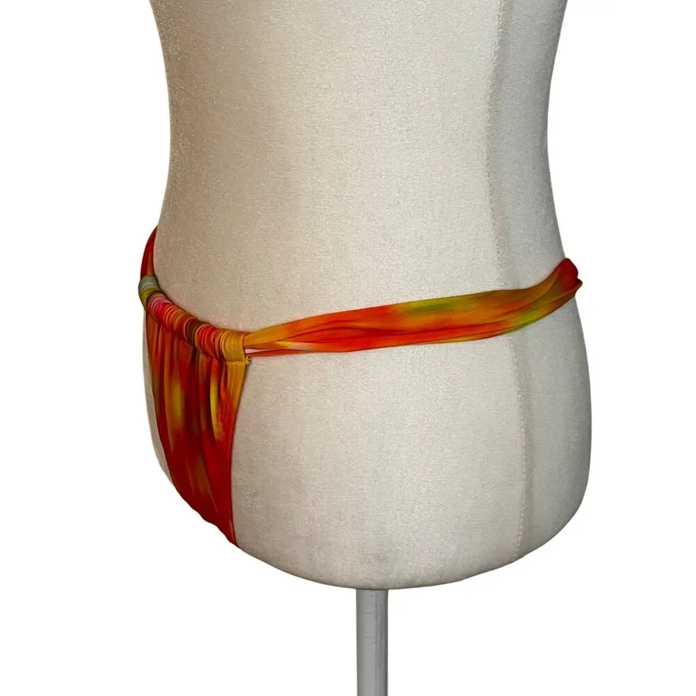 BANANHOT Shell Bikini Bottoms in Sunrise Small New Womens Swimsuit